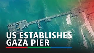 Us Establishes Gaza Pier To Try To Boost Aid To Hungry Enclave | Abs Cbn News