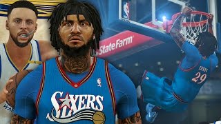 Nba 2K17 Mycareer Sh - New Teammates Contact Dunk On Curry