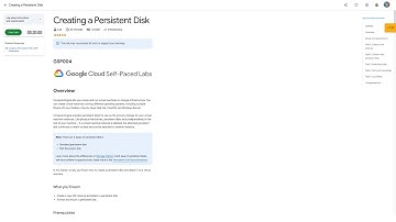 Qwiklabs | Creating a Persistent Disk [GSP004]