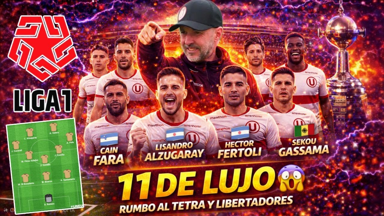 🚨⚡ ¿EL MEJOR EQUIPO de la LIGA 1 del 2026? Así formará UNIVERSITARIO para ARRASAR con todo 🏆🌎