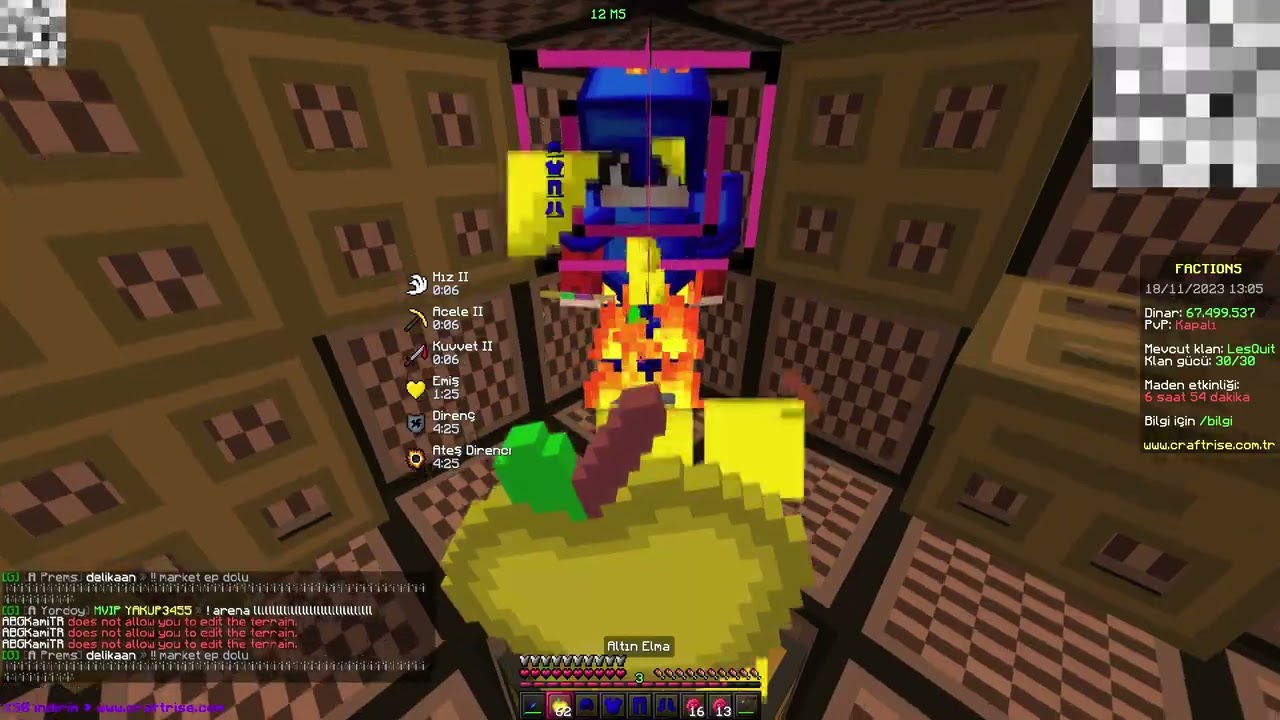 CraftRise Factions - Edit Avı - Zehir Avı - Kral Kılıcı - vee random avı #craftrise