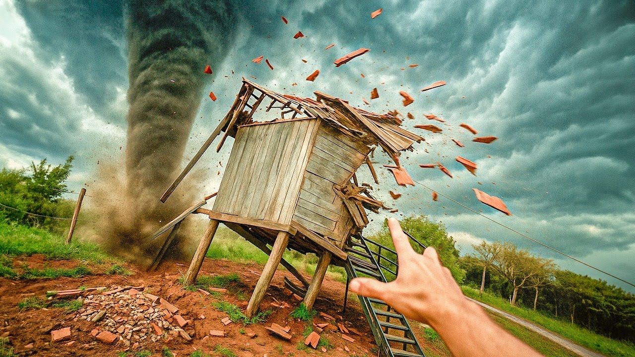 UM FURACÃO DERRUBOU MEU BARRACO !! 😭