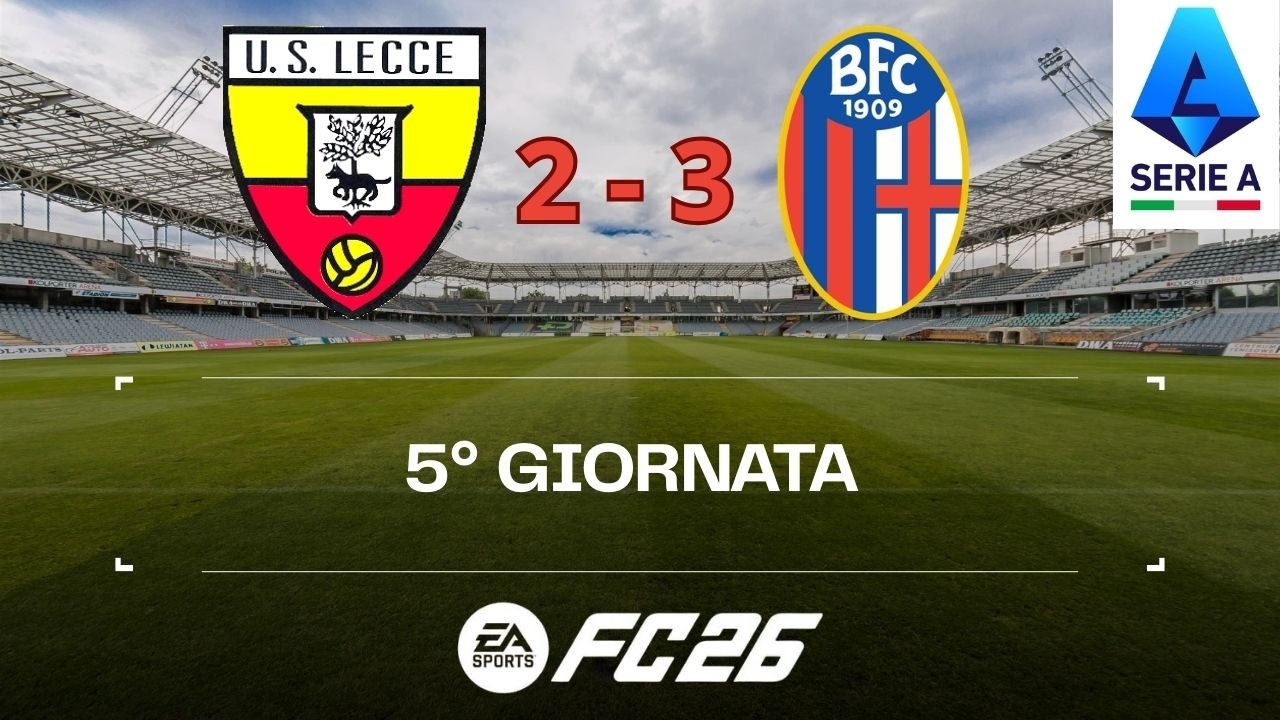 FIFA 2026: 5° GIORNATA SERIE A