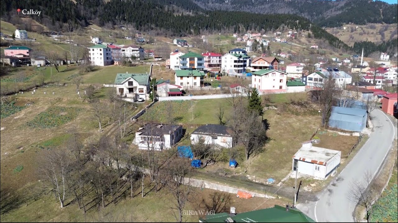 Trabzon Akcaabat CALKÖY Camili Mahallesi dron gezisi⛰️