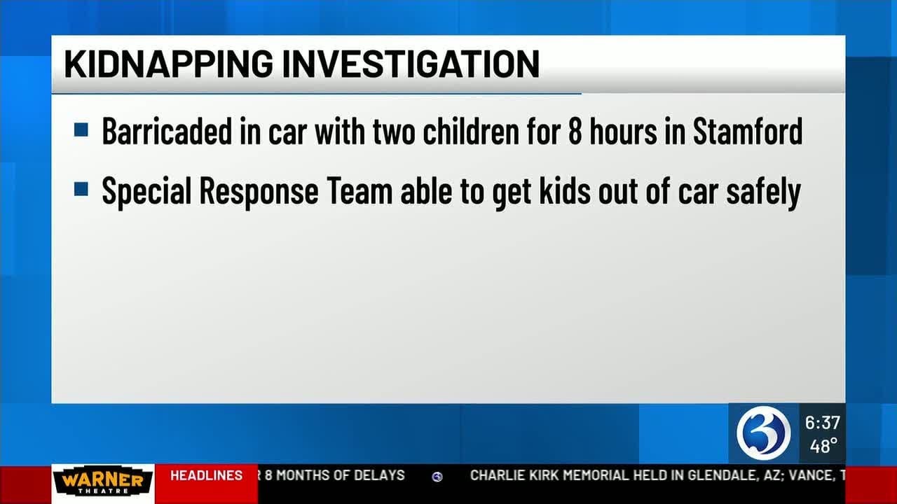 Man in custody after kidnapping 2 kids in Newington, leading pursuit ...