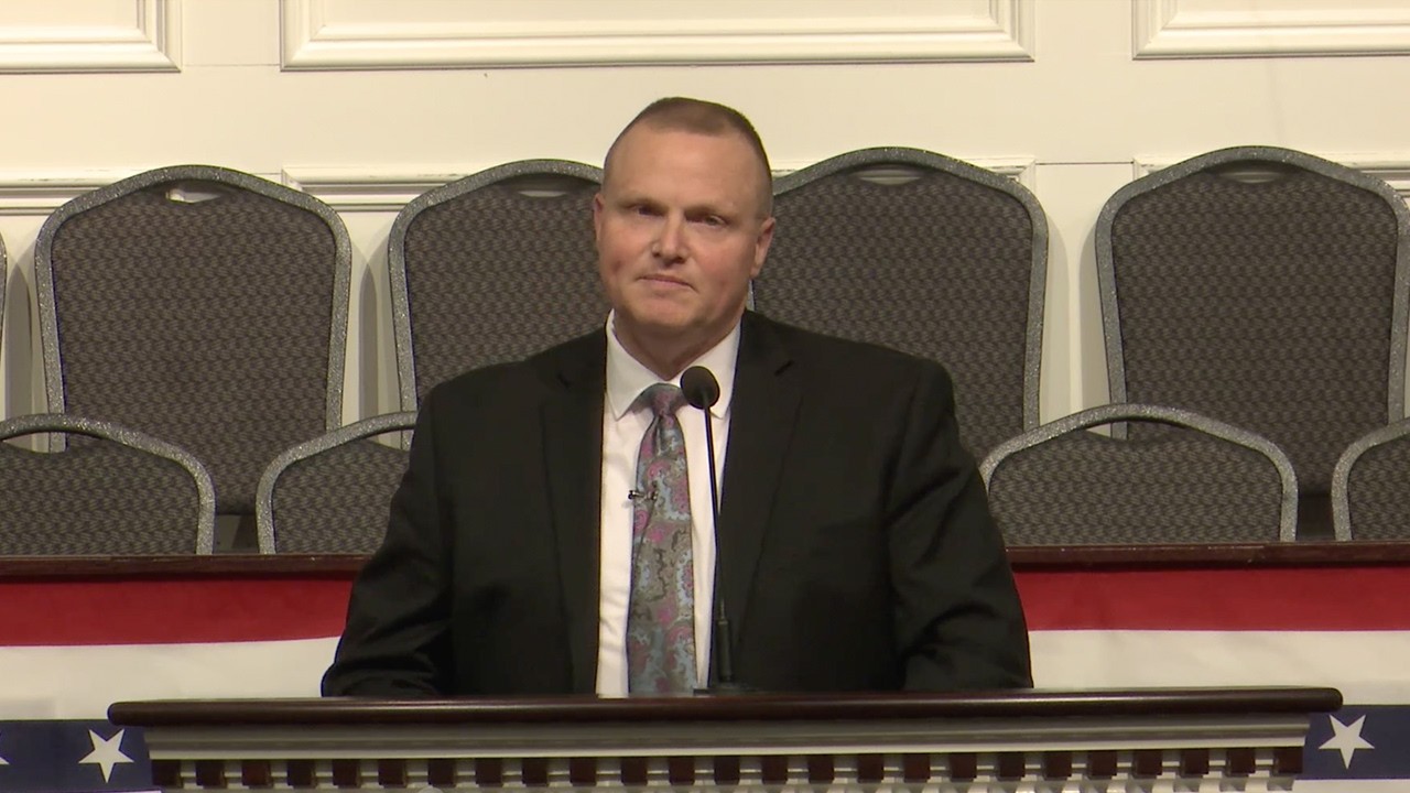 Bro. Ricky Gravley and Bro. Dan Carr preaching on March 4, 2026