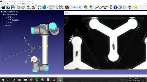 Tracking live flies with Python and RoboDK