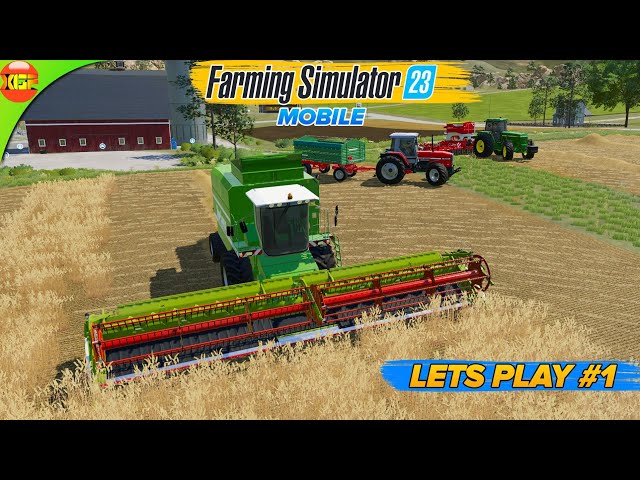 Farming Simulator 23 Amberstone Let's Play #1 - Setting up Farm