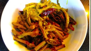 Kochur Loti with Ilish Fish Head in Bengali Style | Kochur Loti Recipe | Ilish Fish Head Recipe