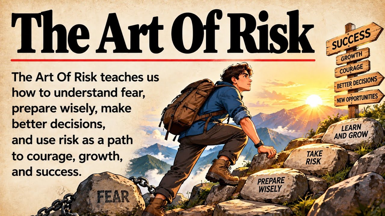 The Art Of Risk | How To Take Smart Risks And Build Courage | Learn English With Book Summary 📖