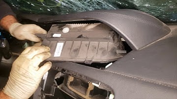 2007 2011 MERCEDES W216 CL63 CL550 HOW TO REMOVE CLUSTER AND NAVIGATION SCREEN