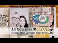 Ali Edwards Story Camp // Completed Album Flip Through