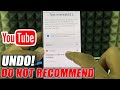 how to remove do not recommend videos from youtube mobile?