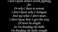 Linkin Park - Breaking The Habit lyrics  - Durasi: 3:17. 