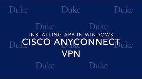 Cisco Anyconnect Basics Installing VPN In Windows