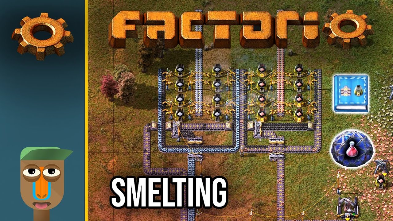 Smelting and Research | Factorio | Walkthrough | 03 - YouTube