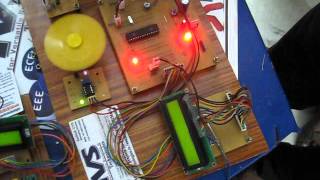 PLCC power line carrier communication based DC motor speed synchronisation