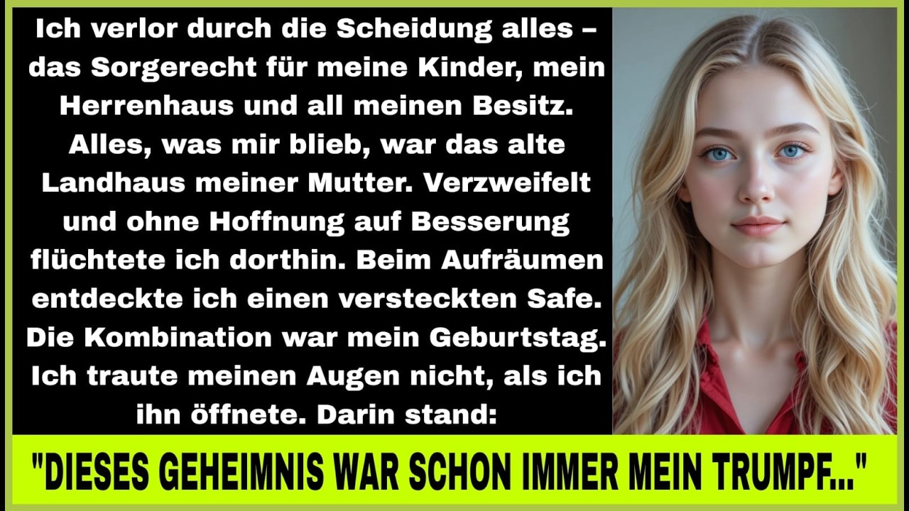 „Ich verlor alles—Mansion, Kinder—bis ein vergilbter Brief mein Leben veränderte!“