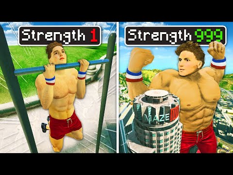 Upgrading The Be The STRONGEST MAN In GTA 5.. (Mods)