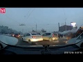 Пробка Из-за ДТП На Мосту. Вечер. Трудовая. Абакан. Хакасия. 06.12.19 Yi Dash Cam