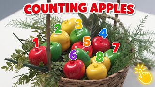 Encourage your child to count apples, sort and match by numbers & colors in a fun way 