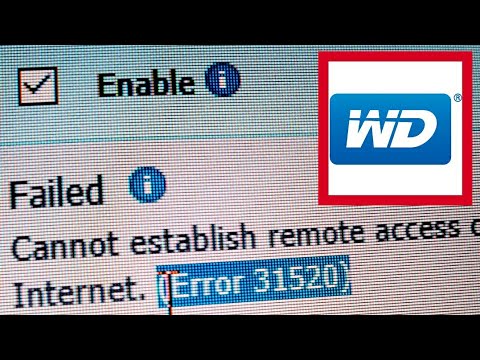 Live Repair! WD My Book Live Make sure you are connected to the Internet Error 31520 Western Digital