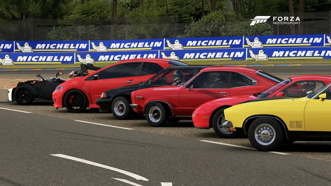 Forza Motorsport 6 | 300HP Street Battles | 10A Turbo RX3 vs K20 Civic ...