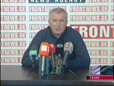 დემურ გიორხელიძე Front News ის პრეს-კლუბში
