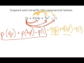 Multiplying and Simplifying Polynomials