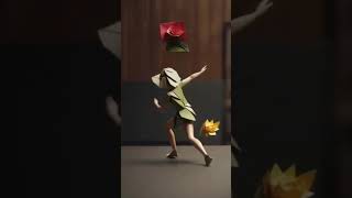 AI Origami Girl's Mesmerizing Dance | Fantastical Paper Animation in 3D!