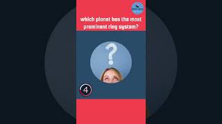 which planet has the most prominent ring system? #shorts #youtubeshorts #solarsystem #planets