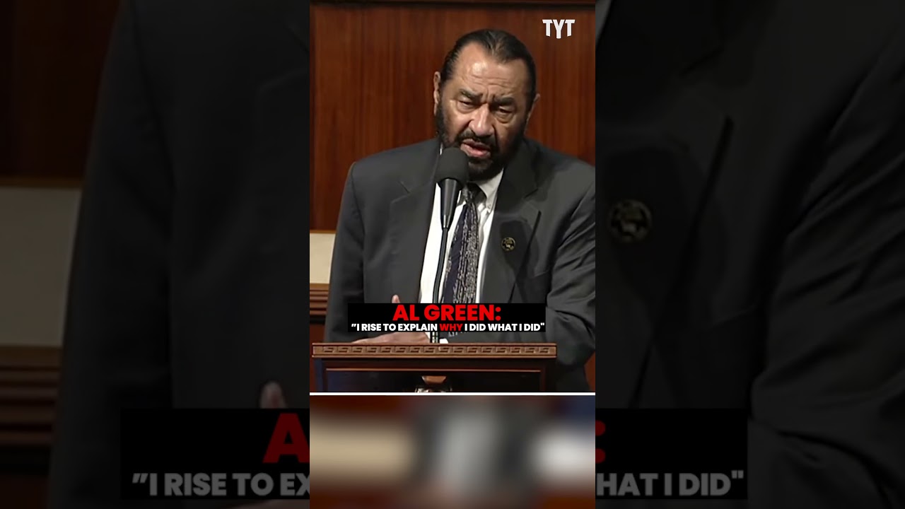 Rep Al Green Responds After Being Removed From The House Floor