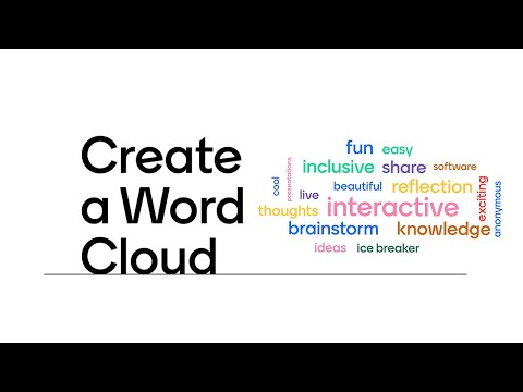 How To Create Word Clouds for Free - Live & Interactive - Mentimeter