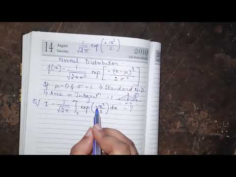 Integration using Normal Distribution function