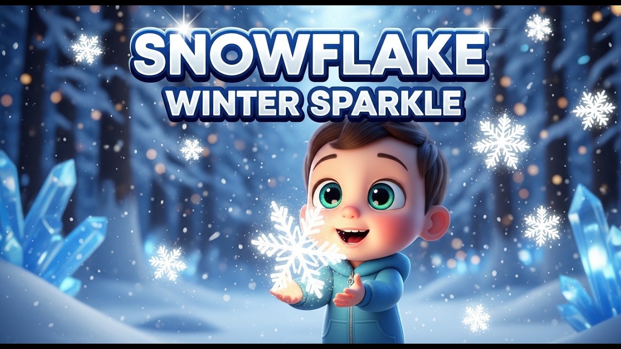 Snowflake Winter Sparkle | Winter Song for Kids | Snowy Fun Learning ...