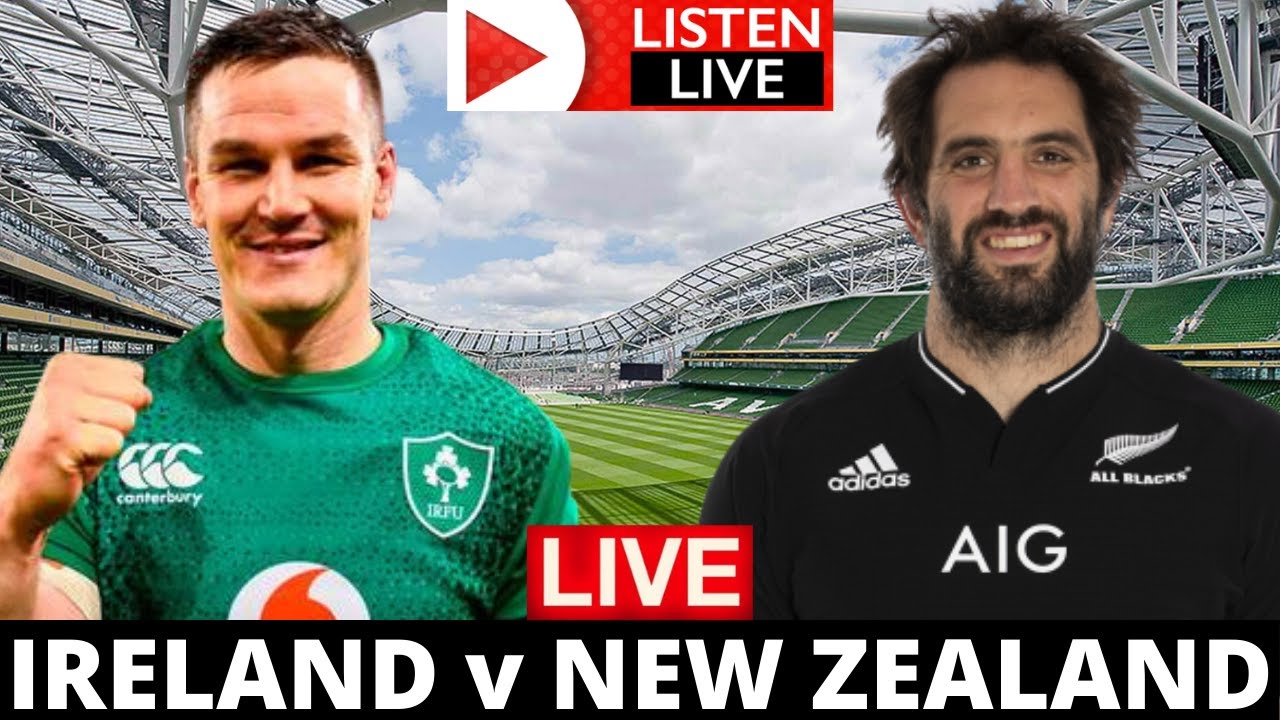 Ireland vs New Zealand Live Commentary Autumn Internationals 2021