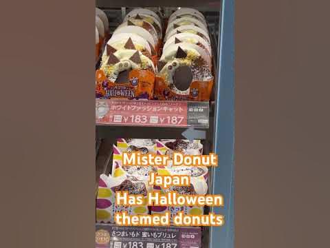Mr Donut Japan has Halloween 🎃 themed donuts #shorts #shortsvideo #mrdonutjapan #misdo #halloween