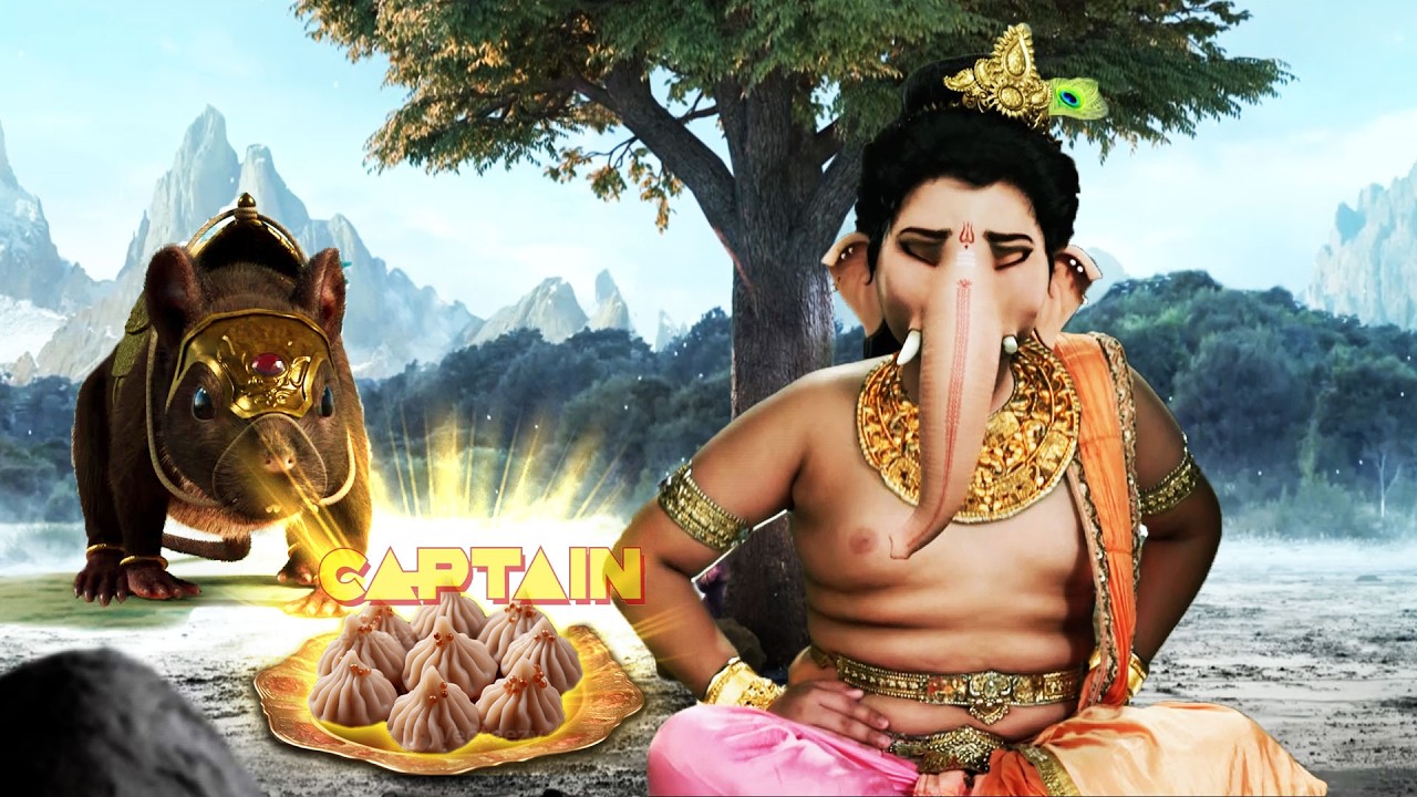 जब मोदक खाकर मूषक जी ने बचाई गणेश जी की जान | विघ्नहर्ता गणेश #phoolwa