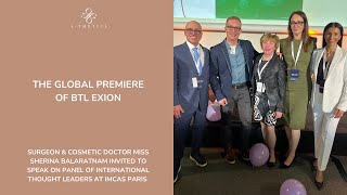 Miss Sherina Balaratnam Speaks At The World Premiere of EXION at IMCAS Paris