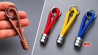 The Easiest DIY Keychains Ever! You Won't Believe They Take Less Than a Minute to Make ⭐