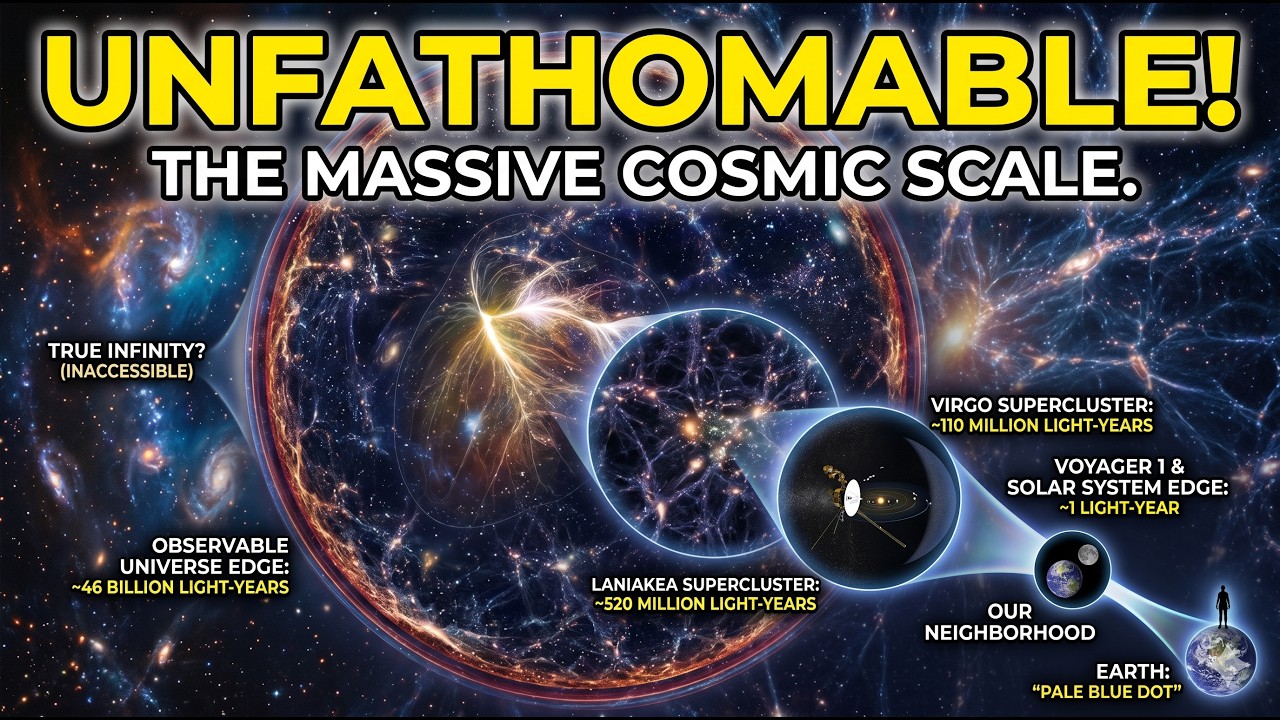 The Scale of Space || The True Scale of the Largest Objects in the ...