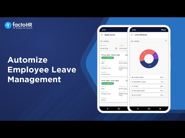 Employee Leave Management Software Demo |  factoHR