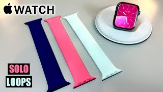 NEW Spring 2024 Solo Loops for Apple Watch Series 9 | AW Ultra 2 (ALL COLORS) Review & [HandsOn]