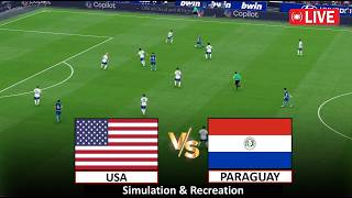 🔴Live : USA vs Paraguay I World Cup 2026 i Full Game Live Streaming Today I Video Game Simulation