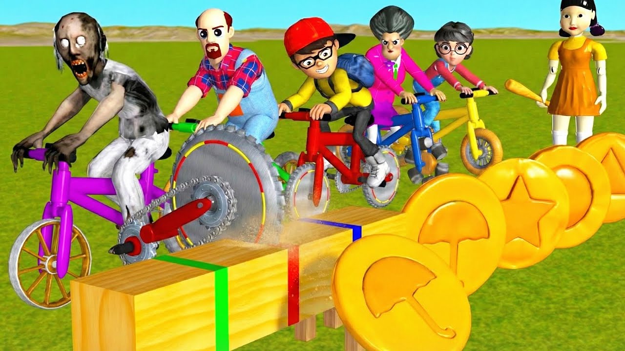 Scary Teacher 3D vs Squid Game - The Funniest Moments Compilation (New)