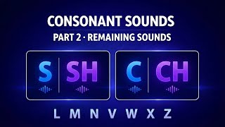 Consonants Sounds (Part 2) — American English Pronunciation