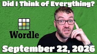 Did I Think of Everything? - Wordle & Other Word Games - Tuesday September 22 screenshot 4