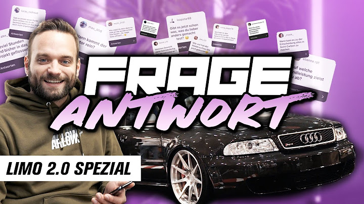 RS4 Limo 2.0 - Frage / Antwort Spezial zum Projekt! #57