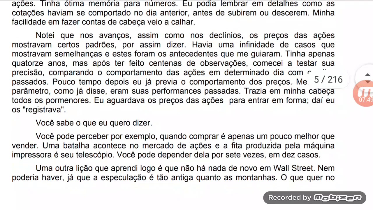 Cap. 01 Parte 01 Leitura do Livro Reminiscências de Um Especulador Financeiro YouTube Cap. 01 Parte 01 Leitura do Livro Reminiscências de Um Especulador Financeiro YouTube
