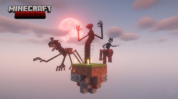 Adding ALL Horror Mods To One Block Skyblock Is A Total Disaster